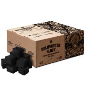 Уголь кокосовый KALIMANTAN BLACK для барбекю, 8кг коробка