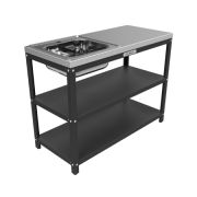 Гриль-кухня модульная Стол Grillver Стандарт 1120 с мойкой 480х480 столешница нерж сталь