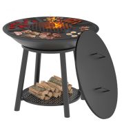 Гриль Fantastic Grill Везувий Престиж ф1000 мм (чаша+подставка Престиж+плита Gurman+крышка)
