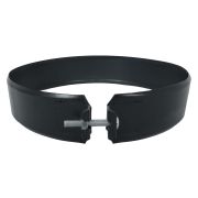 Хомут Везувий обжимной нерж.BLACK (430/0,5 мм), ф115
