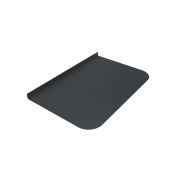 Предтопочный лист Везувий нержавеющий BLACK (430/0,5 мм), 600х400мм