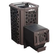Печь для бани Сталь-Мастер HARD 18L закр.каменка БЕЗ ДВЕРЦЫ дровяная сетка