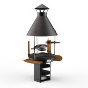 Гриль Grillux Suomi Grill 90 многофункциональный антик медь
