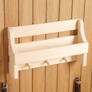 Полка вешалка Универсальная, 3 крючка, 50×30×12см Добропаровъ