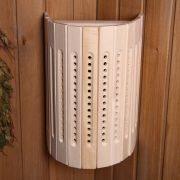 Абажур из липы, настенный прорезной Добропаровъ
