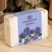 Соляной брикет Лаванда с алтайскими травами, 1,35кг Добропаровъ
