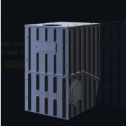 Короб чугунный Техно Лит для банной печи Гром 50 Русский Пар 1600