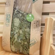 Веник банный березовый, обмотанная ручка Банные секреты