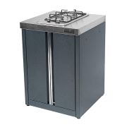 Гриль-кухня модульная Шкаф с варочной поверхностью Helios SMART 600х600х850 сталь с полим. покрытием