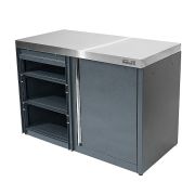 Гриль-кухня модульная Шкаф угловой унив. Helios SMART 1200х600х850 сталь с полимерным покрытием