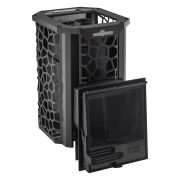 Печь для бани Сталь-Мастер HARD 20L Панорама Саванна со стеклом закр каменка дровяная
