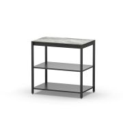 Гриль-кухня модульная Стол Lounge B-01 900х600х900 мм столешница HPL, черный/серый каспий