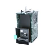 Печь для бани ИзиСтим Сочи М2 Premium в трехстор. кожухе из змеевика закр.верх (с тыл.стор) с ГГУ-40