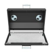 Крышка-гриль Grillver с нерж. решёткой-гриль для печь-мангалов Искандер-400 NEW