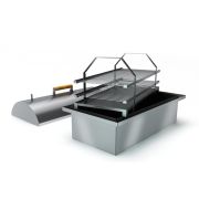 Коптильня Grillux Smoky Lux 55 550х385х300 двухъярус. нержавеющая сталь 1,5мм с гидрозатвором